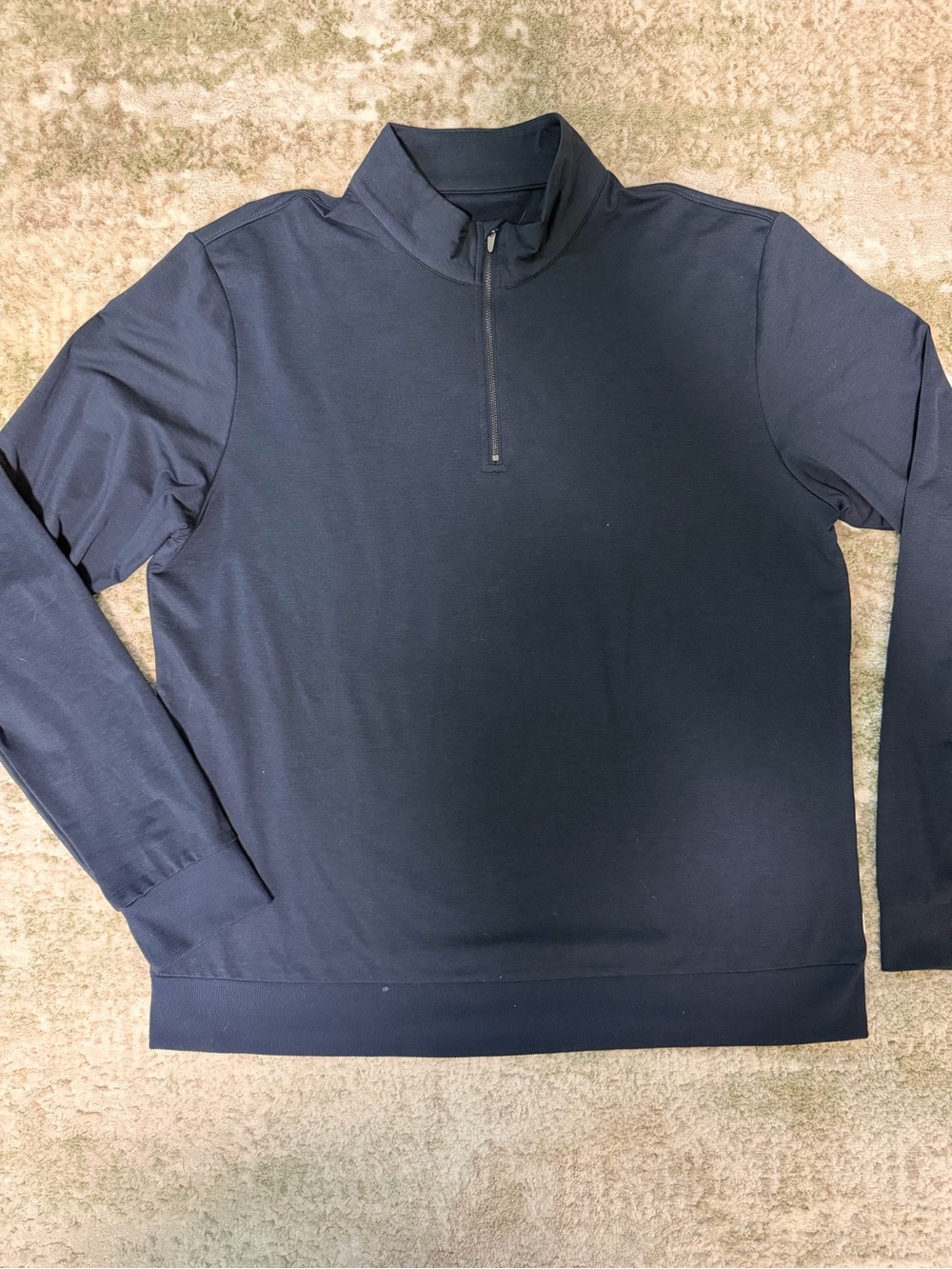 Into the AM XL Men's Navy Quarter 1/4 Zip Pullover Sweater